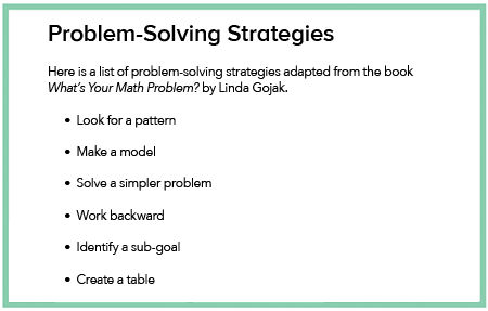 articles on problem solving