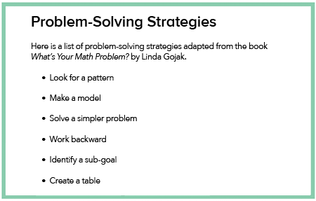 Problem-Solving Strategies | ORIGO Education