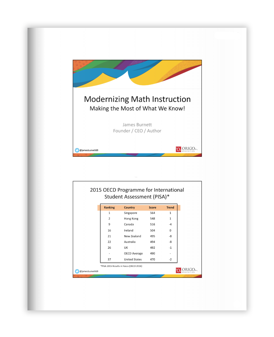 Modernizing Math Instruction
