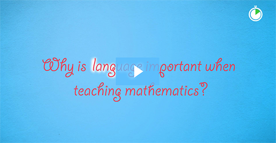 Language Approach For Teaching Mathematics