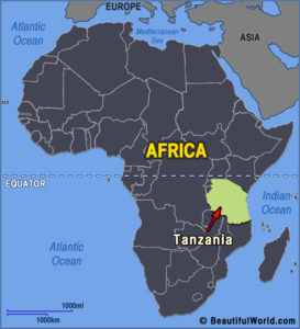 Tanzania Africa Map