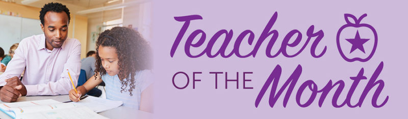 Origo Teacher Of The Month Banner