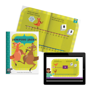 Jumping Jack physical products and tablet