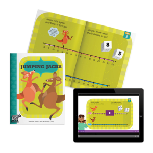 Jumping Jack physical products and tablet