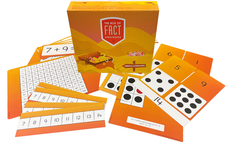 book and box of fact strategies