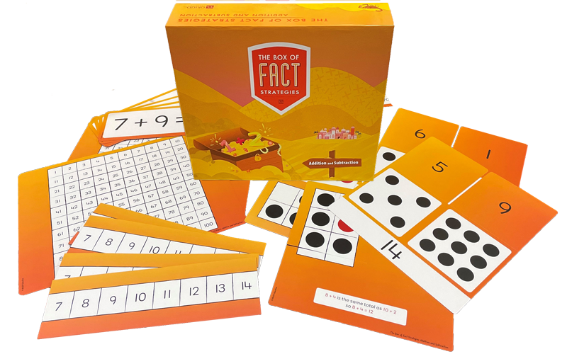 book and box of fact strategies