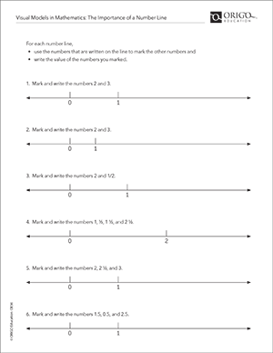free number line worksheet download